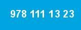 978 111 13 23 978 111 13 23